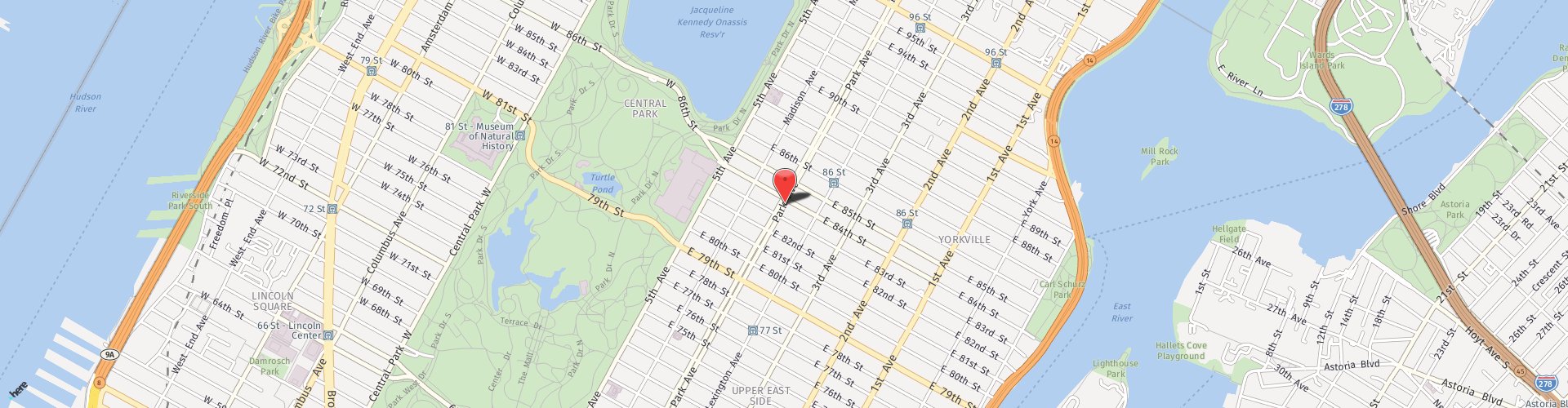 Location Map: 993 Park Avenue New York, NY 10028